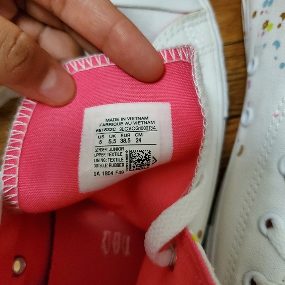 Womens Converse Birthday confetti high tops - Picture 5 of 6